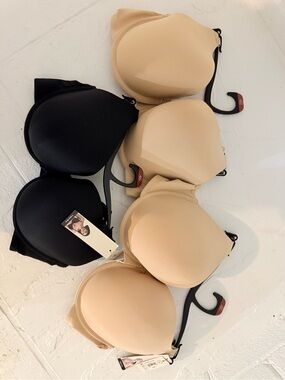Everyday Smooth T-Shirt Bra - Nude and Black